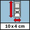 Bosch Professional Laser-Entfernungsmesser GLM 40, (Flächen-/Volumenberechnung, max. Messbereich: 40 m, 2x 1,5-V Batterien, Schutztasche), Blau